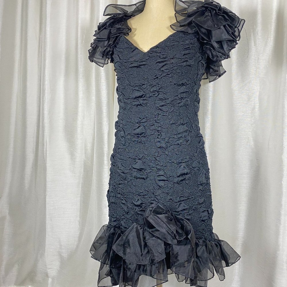 80's Little Black Dress -M/L